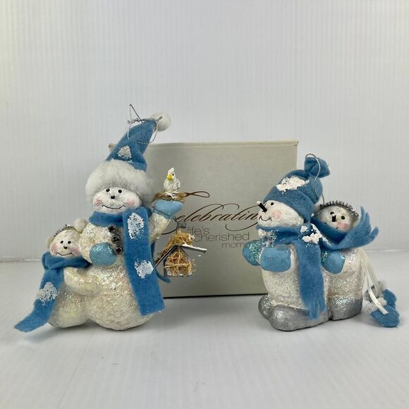 CHERISHED MOMENTS Christmas Around the World The Snow Kids Set Holiday Ornaments - Picture 2 of 9